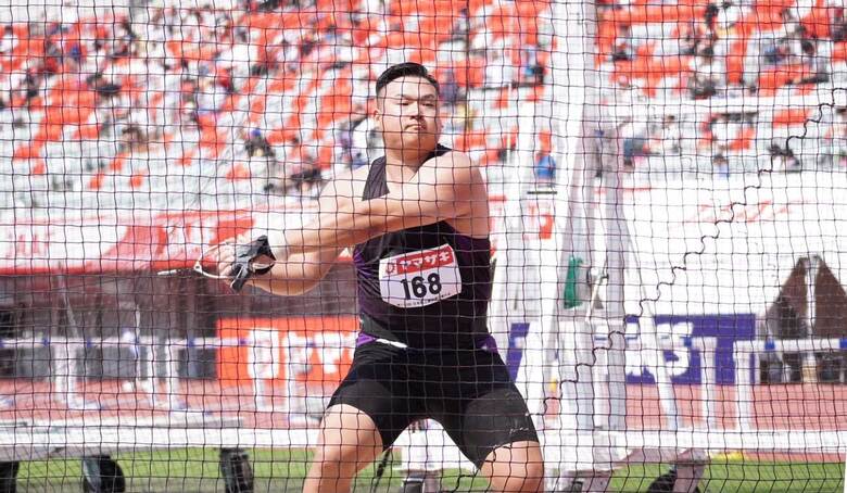 【第110回日本選手権】男子ハンマー投 決勝:アジア大会内定も手にした中川達斗(山陽特殊製鋼・兵 庫)の試技
