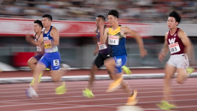 【第110回日本選手権】注目の男子100m決勝は、13日18時30分ごろスタート!