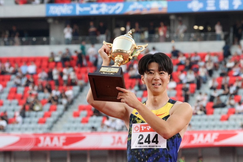 【第110回日本選手権】男子100m　決勝：５年ぶりの優勝！アジア大会の日本代表にも内定した多田修平（住友電工）