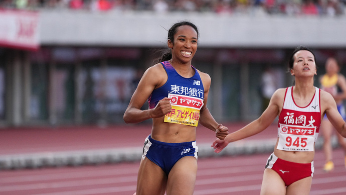 【第110回日本選手権】女子100m　決勝