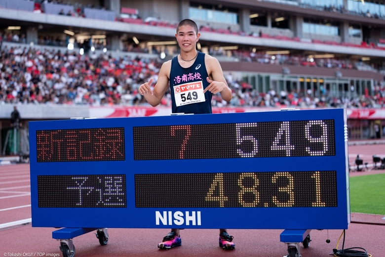 【第110回日本選手権】予選から好記録をマークした後藤大樹