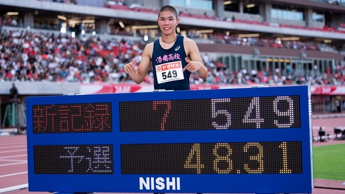 【第110回日本選手権】予選から好記録をマークした後藤大樹