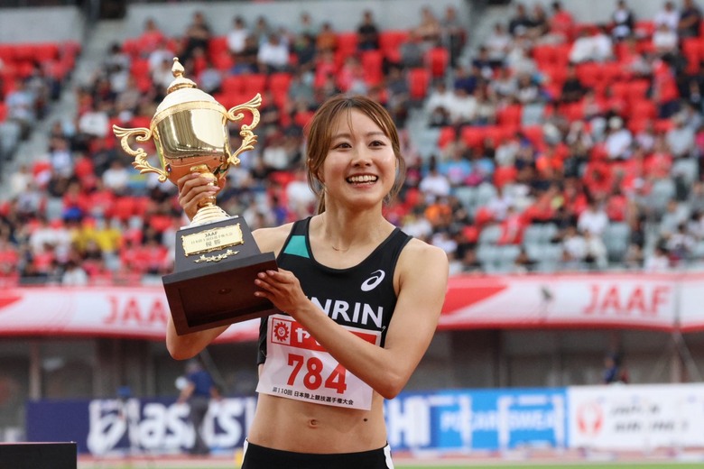 【第110回日本選手権】女子400mハードル 決勝:初優勝でアジア大会にも内定!青木穂花(ゼンリン・東 京)