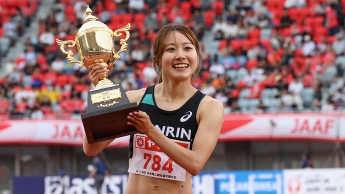 【第110回日本選手権】女子400mハードル　決勝：初優勝でアジア大会にも内定！青木穂花（ゼンリン・東　京）