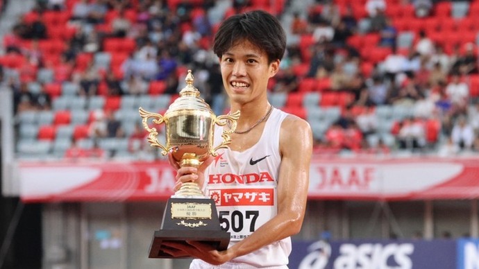 【第110回日本選手権】男子5000m　決勝：昨年2着の悔しさをバネに初優勝！アジア大会にも内定した森凪也（Honda・東　京）