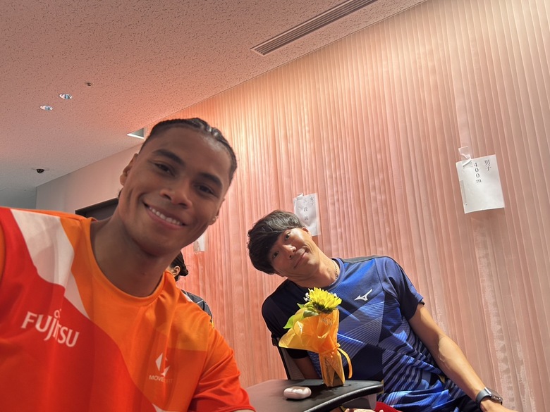 【第110回日本選手権】DAY3 表彰式：オフショット(中島佑気ジョセフ・佐藤風雅)
