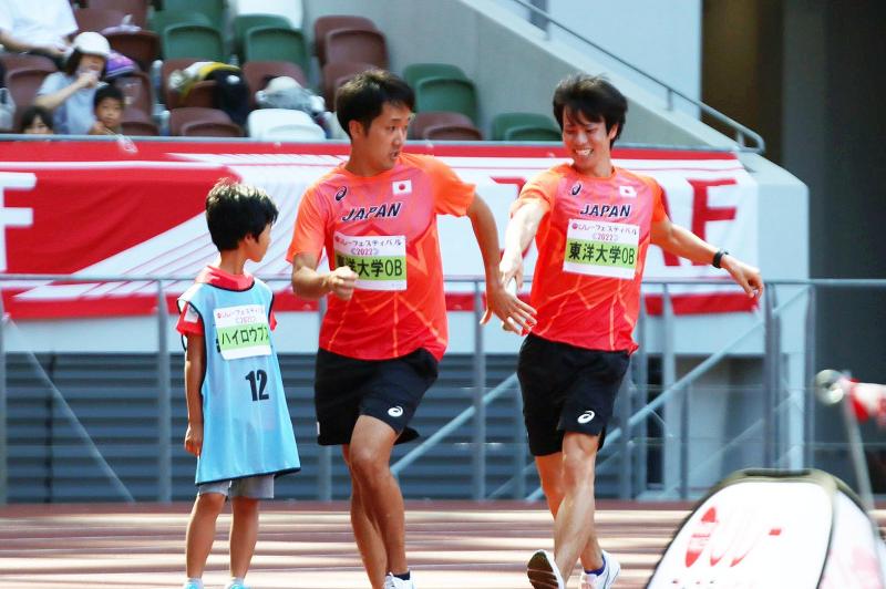 10/2
／
◆【競歩日本代表ﾌﾟﾛﾃﾞｭｰｽ】ウォーキングリレー（4×100mR）
＼

競歩チームJAPANもチームに分かれ、レースに参加🙋‍♀️🙋‍♂️