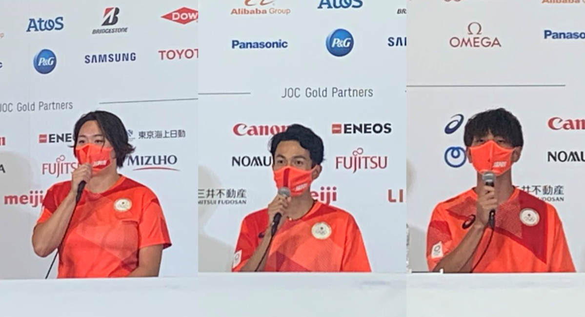 東京オリンピック いよいよ明日より陸上競技の開幕 選手村入村会見コメント 橋岡 相澤 北口の3名が大会を控えた心境を語る 東京オリンピック 東京オリンピック いよいよ明日より陸上競技の開幕 選手村入村会見コメント 橋岡 相澤 北口の3名が大会を控えた心境を語る 東京オリンピック