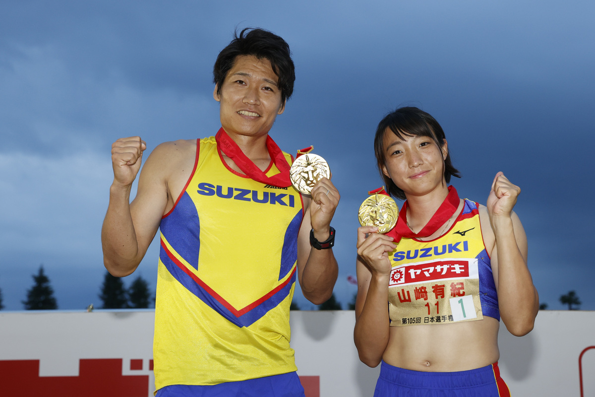 中村明彦 山﨑有紀 スズキ がアベックで連覇 悔しさを胸に今後の抱負を語る 第105回日本選手権混成 レポート コメント 日本陸上 競技連盟公式サイト