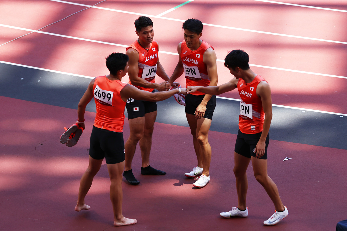 東京オリンピック 男子4 100mリレー 決勝へ進出 ７日目モーニングセッション 選手コメント 女子4 100ｍリレー 男子４ 100mリレー 東京オリンピック