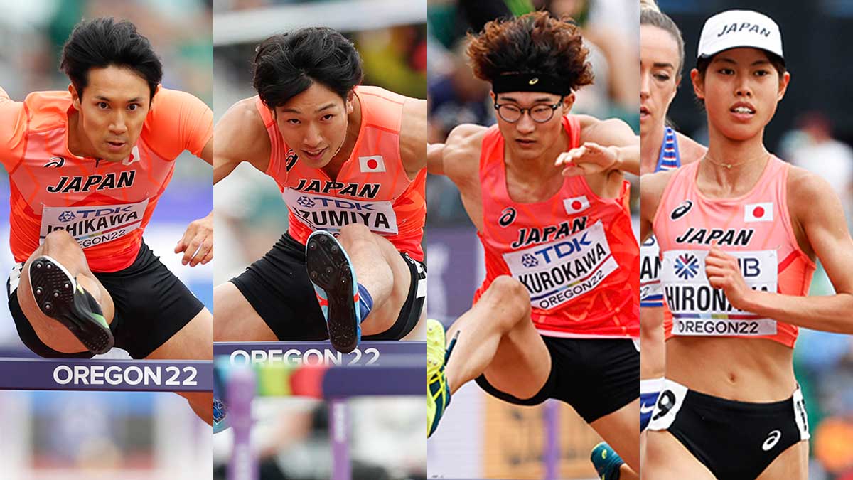 オレゴン世界選手権 2日目モーニングセッションコメント 男子110mハードル石川 泉谷 400mハードル黒川が準決勝進出 女子m決勝で廣中が日本歴代2位 第18回世界 陸上競技選手権大会 Oregon22