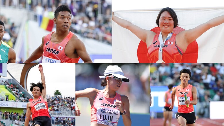 オレゴン世界選手権 ダイヤモンドアスリートの活躍を振り返る やり投 北口は女子フィールド種目初の銅メダル獲得 サニブラウンは100mで日本人初入賞 日本陸上競技連盟公式サイト