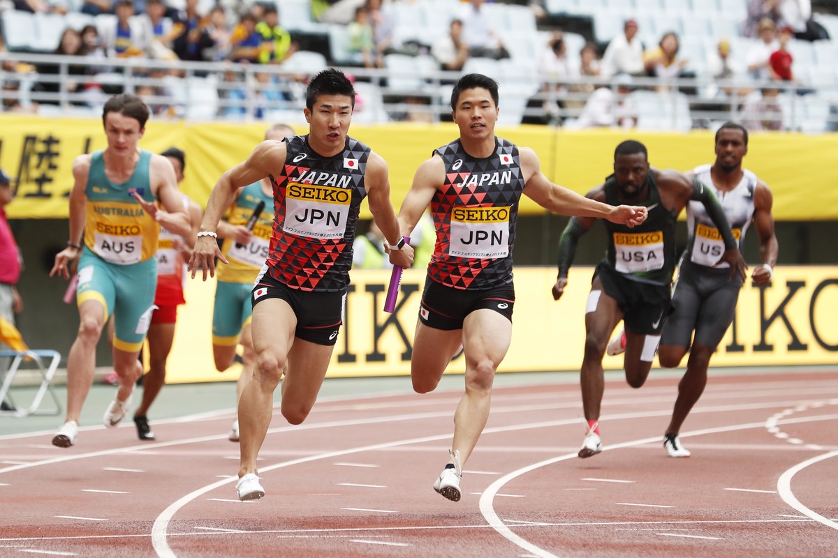 セイコーggpレポート 日本男子4 100ｍrは今季世界最高の38秒00で優勝 男子110mhは泉谷が追い風参考ながら13秒26で制す 日本陸上競技連盟公式サイト