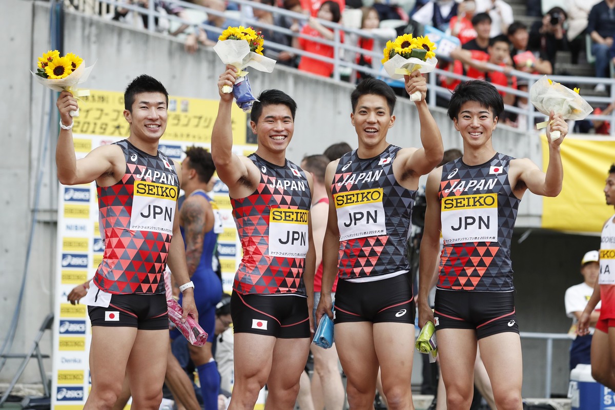 セイコーggpレポート 日本男子4 100ｍrは今季世界最高の38秒00で優勝 男子110mhは泉谷が追い風参考ながら13秒26で制す 日本陸上競技連盟公式サイト