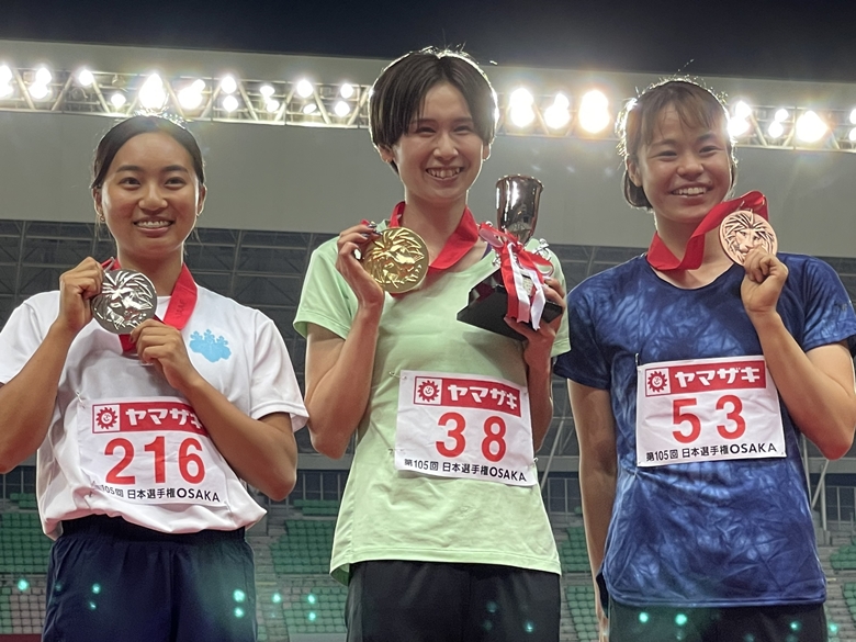 【第105回日本選手権】女子走幅跳優勝　秦 澄美鈴（シバタ工業・兵庫）コメント：第105回 日本陸上競技選手権大会