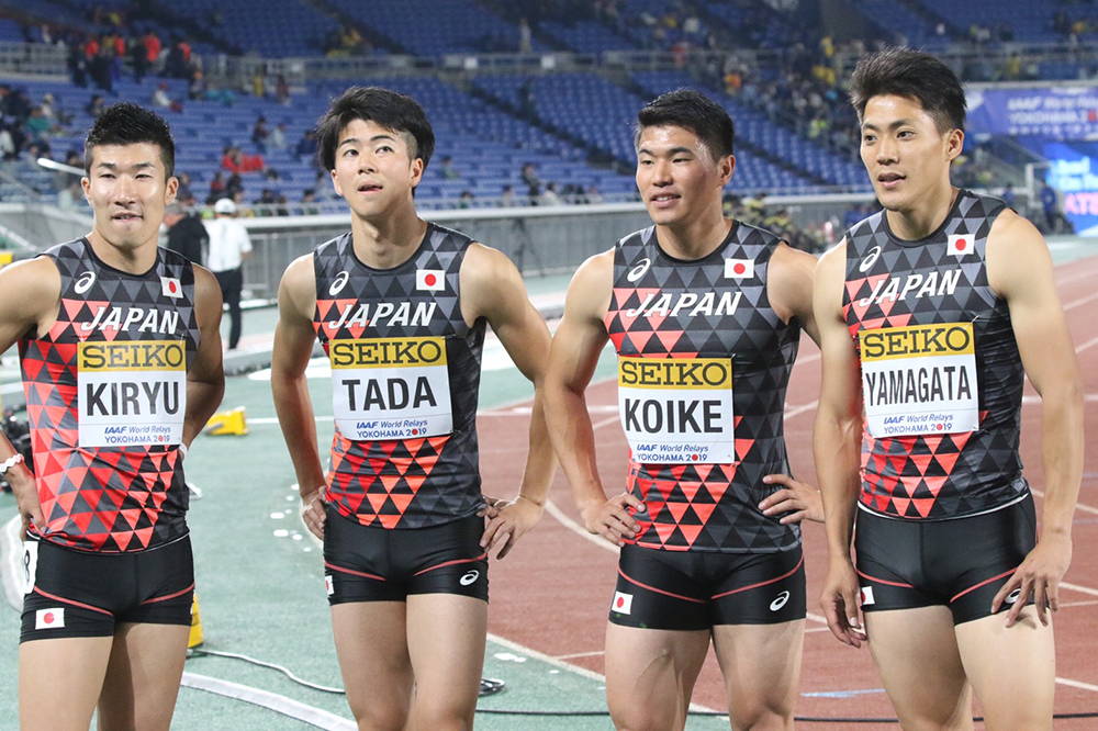 世界リレー横浜 男子4 100mr予選 日本選手レース後コメント 日本陸上競技連盟公式サイト