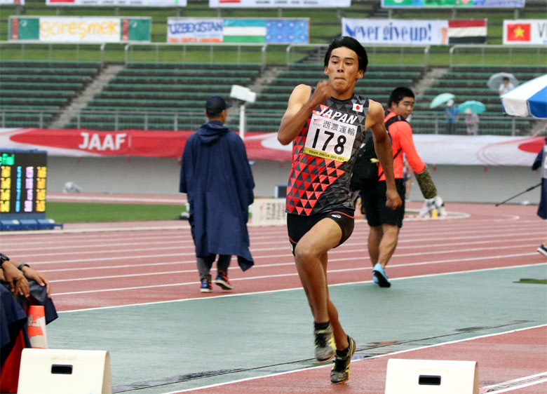 アジアジュニア 男子走幅跳 1位 酒井由吾選手 慶應義塾大 コメント 日本陸上競技連盟公式サイト