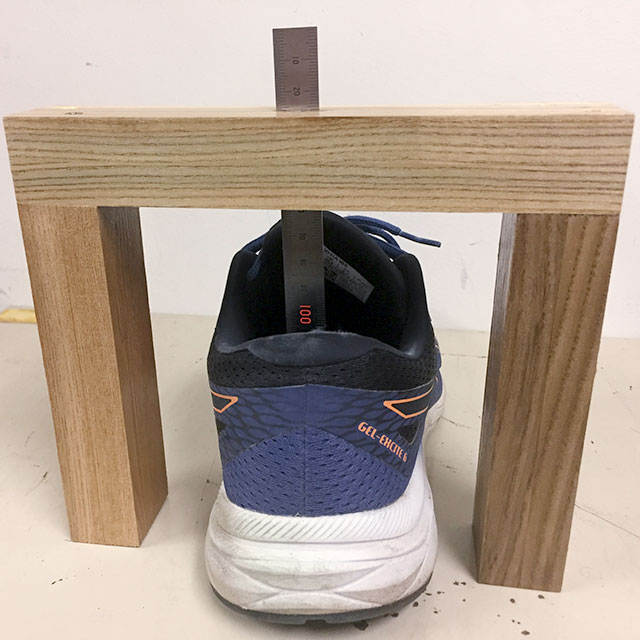 靴底の測り方
