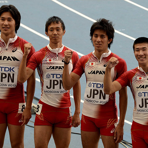 陸上　日本代表ユニフォーム　上のみ