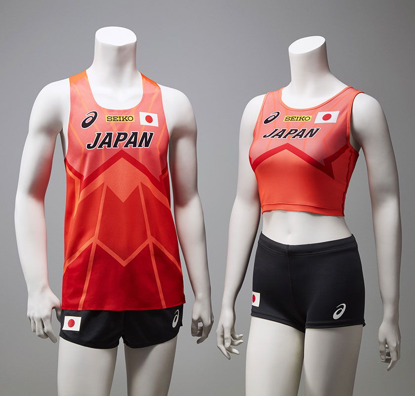 歴代日本代表ユニフォーム:日本陸上競技連盟公式サイト