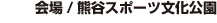 会場/熊谷スポーツ文化公園