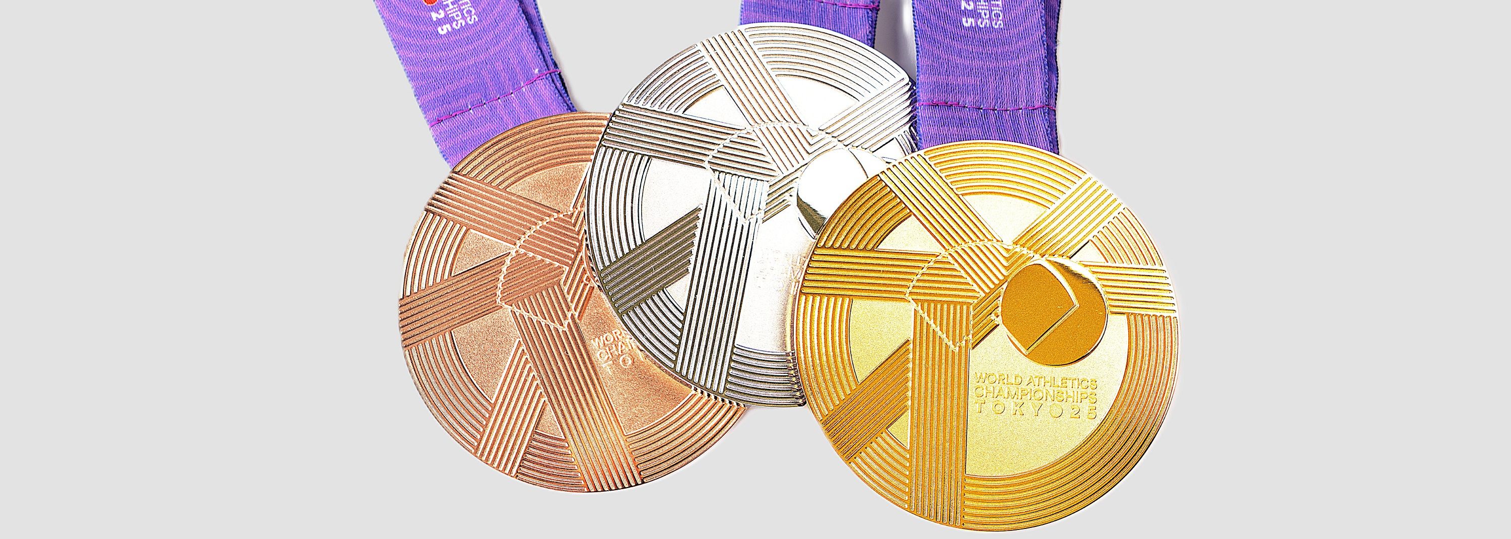 WCH Tokyo 25 unveils official medal design to commemorate 100 days to go
