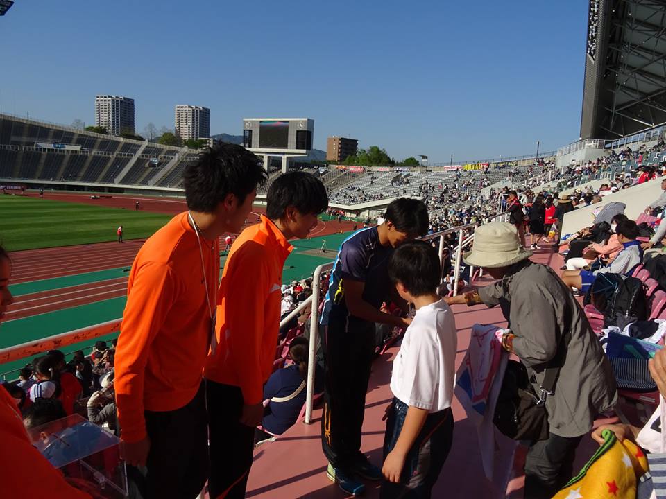 熊本地震復興支援募金（織田記念陸上）