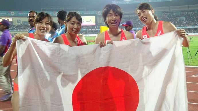 【アジア選手権4日目】4×400mRで銅メダルを獲得!