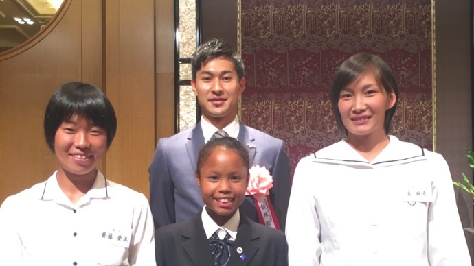 「上月スポーツ賞」表彰式、「上月スポーツ選手支援事業」認定式!