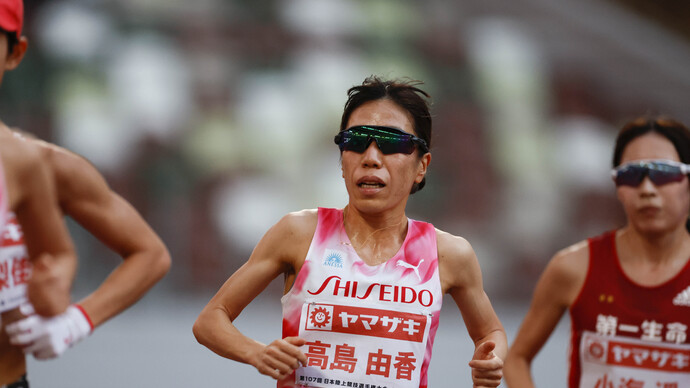 【日本選手権10000m】女子10000m 2位 髙島由香(資生堂)