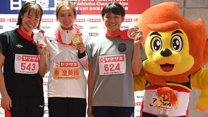 【第108回日本選手権】女子走幅跳 表彰式