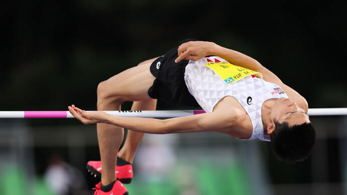 【GPシリーズ2024・オールスターナイト陸上】衛藤昂(神戸デジタル・ラボ)が男子走高跳で優勝