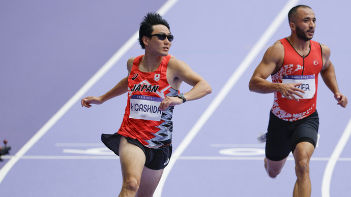 【パリオリンピック】男子100m予選・東田旺洋(関彰商事)