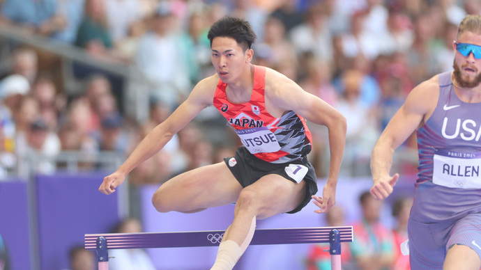 【パリオリンピック】男子400mハードル予選・筒江海斗(ST-WAKO)