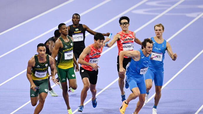 【パリオリンピック】男子4×400mリレー決勝・中島佑気ジョセフ/川端魁人/佐藤風雅/佐藤拳太郎