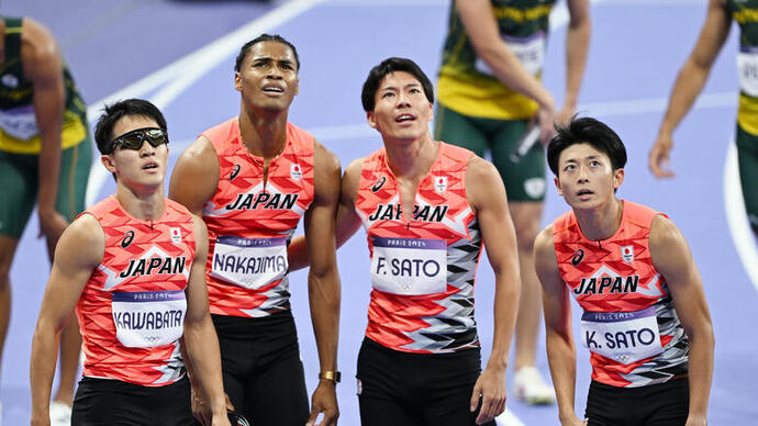 【パリオリンピック】男子4×400mリレー決勝・中島佑気ジョセフ/川端魁人/佐藤風雅/佐藤拳太郎