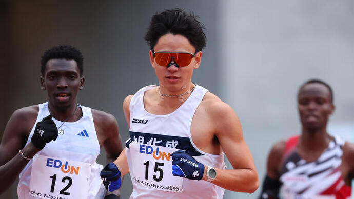 【GPシリーズ2024・エディオンディスタンスチャレンジ】井川龍人（旭化成）が男子5000mで優勝
