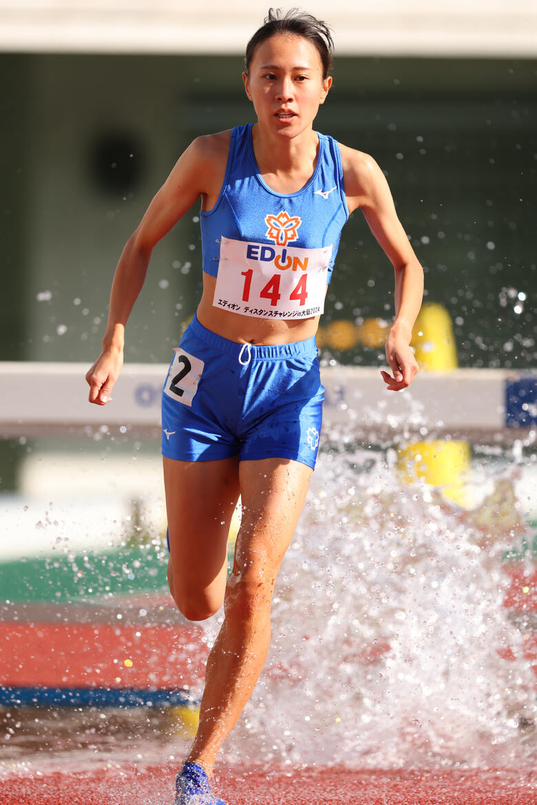 【GPシリーズ2024・エディオンディスタンスチャレンジ】齋藤みう(日本体育大)が女子3000m障害物で優勝