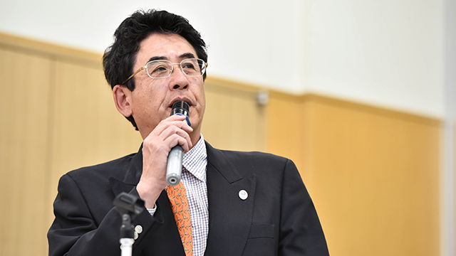 石塚マネージャーより認定アスリートの発表